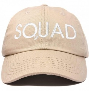 Baseball Caps Bachelorette Party Bride Hats Tribe Squad Baseball Cotton Caps - Squad-khaki - CQ18HUCKWCM