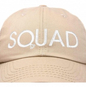 Baseball Caps Bachelorette Party Bride Hats Tribe Squad Baseball Cotton Caps - Squad-khaki - CQ18HUCKWCM