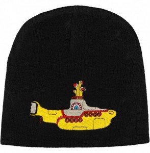 Skullies & Beanies Men's Yellow Submarine (Black) Beanie Black - CE126Y7HYHL