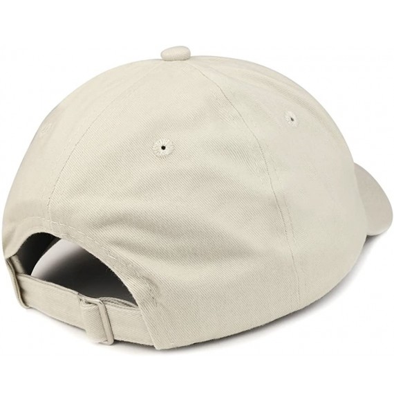 Baseball Caps Crescent Moon Embroidered Soft Low Profile Adjustable Cotton Cap - Stone - CK12NTMU5QP