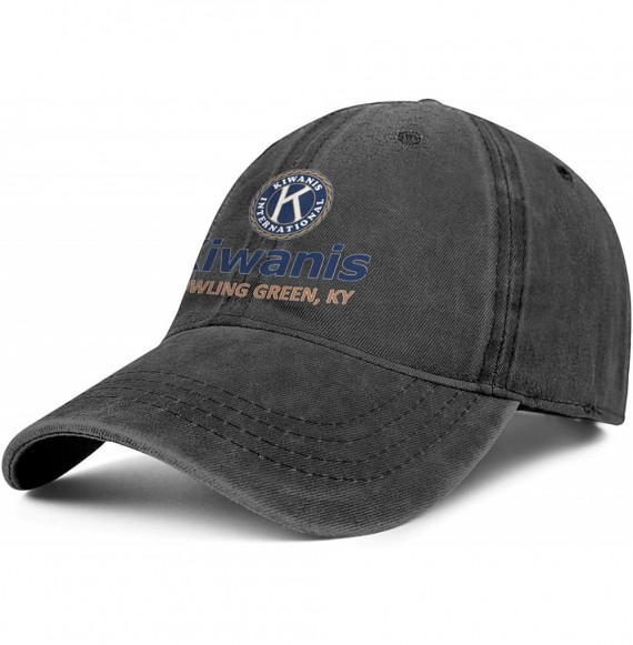 Baseball Caps Lions Clubs International Jeans Baseball Cap Outdoor Hat Dad Mens Ball Cap - Kiwanis Symbol - CU18YM0862I