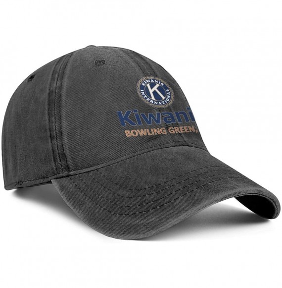 Baseball Caps Lions Clubs International Jeans Baseball Cap Outdoor Hat Dad Mens Ball Cap - Kiwanis Symbol - CU18YM0862I