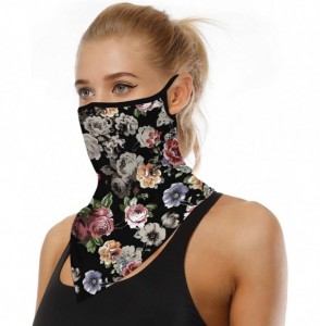 Balaclavas Face Bandana Ear Loops Face Balaclava Men Women Neck Gaiters for Dust Wind Motorcycle - 9a37 - C3198N4HZ5D