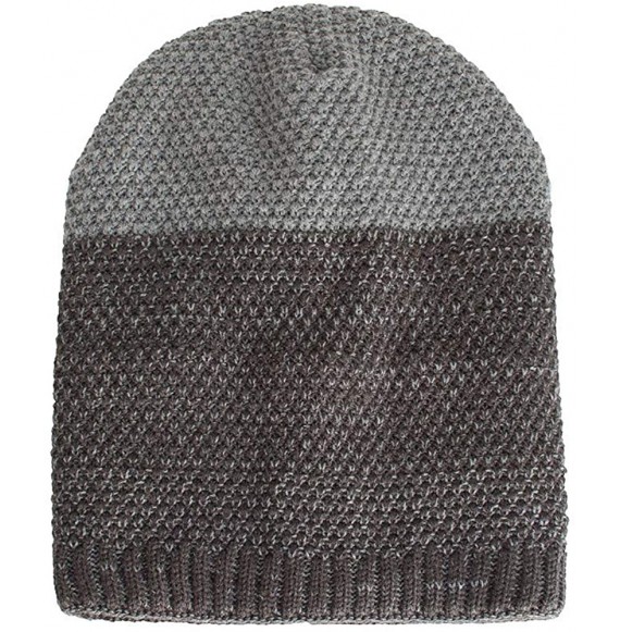 Skullies & Beanies Women's Solid Color Wool Knit Hats Earmuffs Parent-Child Caps - Gray7 - CG18I74XIXL