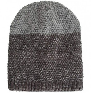 Skullies & Beanies Women's Solid Color Wool Knit Hats Earmuffs Parent-Child Caps - Gray7 - CG18I74XIXL