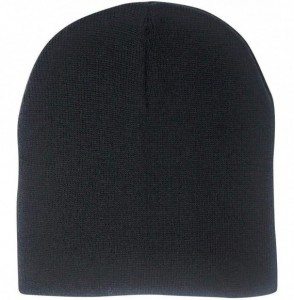 Skullies & Beanies Beanies Hats Caps Short Uncuffed Knit Soft Warm Winter for Men Women - Navy - C218KRCCUG2