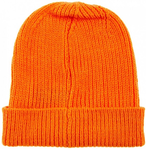 Skullies & Beanies Men's Regain Beanie - Orange Heather - C61109ARS75