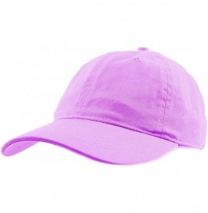 Baseball Caps Everyday Unisex Cotton Dad Hat Plain Blank Baseball Adjustable Ball Cap - Lilac - CA183MZCSCK