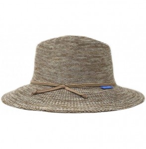 Sun Hats Women's Victoria Fedora Sun Hat - UPF 50+- Adjustable- Packable- Modern Style- Designed in Australia - CY11QIBTESB