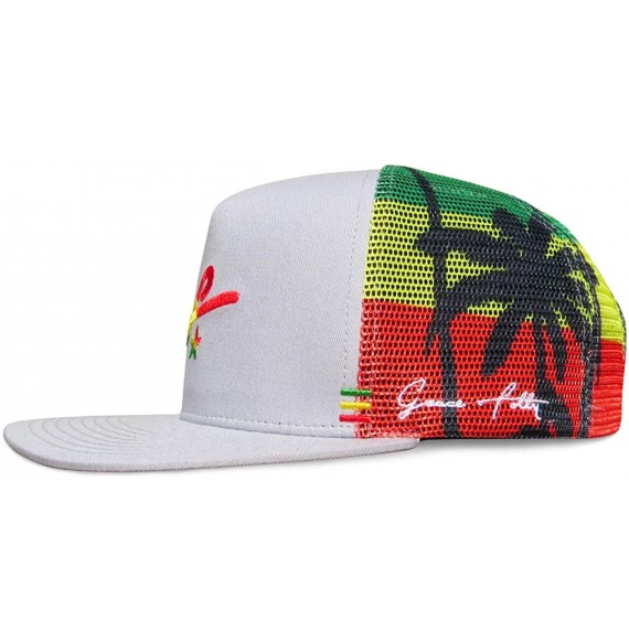 Baseball Caps Trucker Hat for Men & Women. Snapback Mesh Caps - Rasta - CR18EEIGSIE