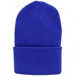 Skullies & Beanies Solid Winter Long Beanie (Comes in Many - Royal Blue - CS112JA1RMF