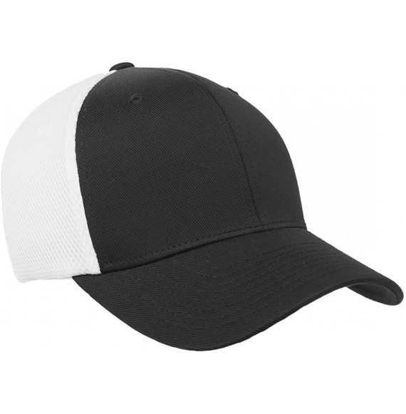 Baseball Caps Black/White Cap Hat - CN18E4Q8LIZ