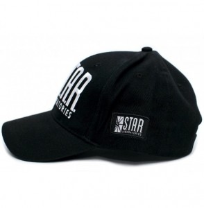 Baseball Caps Star Labs Laboratories Embroidered Hat Cap S.T.A.R. Unisex Adult Comic Black - C4187RKWION