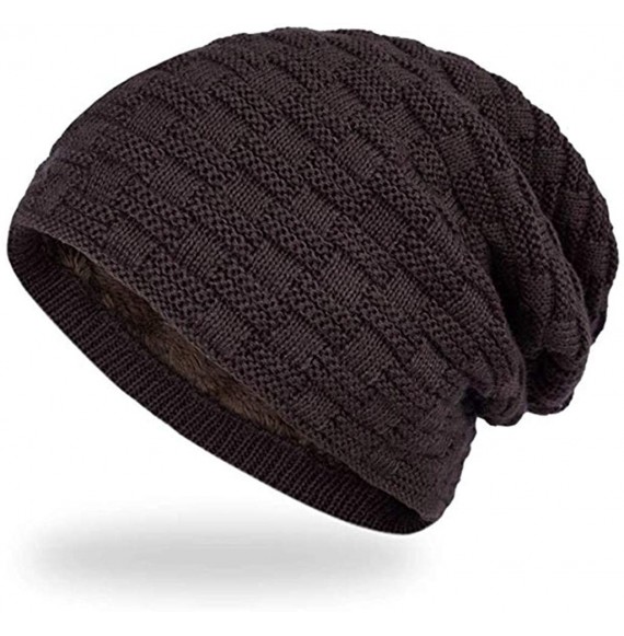 Skullies & Beanies Fashion Unisex Knit Cap Hedging Head Hat Beanie Cap Warm Outdoor Hat - Y-coffee - CD192X466K9