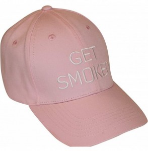 Baseball Caps 6 Panel Get Smoked Hat Persona 5 - Pink - C7197W3CQQL