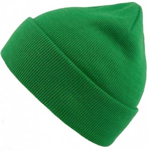 Skullies & Beanies Slouchy Beanie Cap Knit hat for Men and Women - Kelly Green - C518WOY7TS8