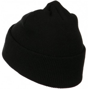 Skullies & Beanies Super Stretch Knit Watch Cap Beanie - Black - CB11LUGUTZ1