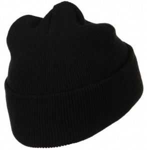 Skullies & Beanies Super Stretch Knit Watch Cap Beanie - Black - CB11LUGUTZ1