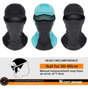 Balaclavas Sun UV Protection Summer Face Mask Breathable Cooling Fishing Neck Gaiter - Blue - C61965CA892