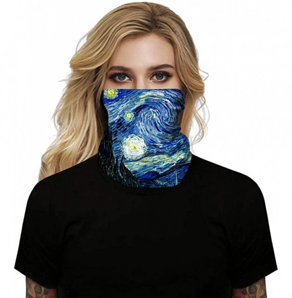 Balaclavas Balaclava Neck Gaiter Bandanas Headwear Headwraps Scarf Men Women Neckerchief Wristband - B13 - CW197TT4YRL