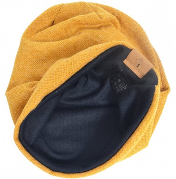 Skullies & Beanies Men's Cool Cotton Beanie Slouch Skull Cap Long Baggy Hip-hop Winter Summer Hat - Ginger - CX12NSQRPCZ